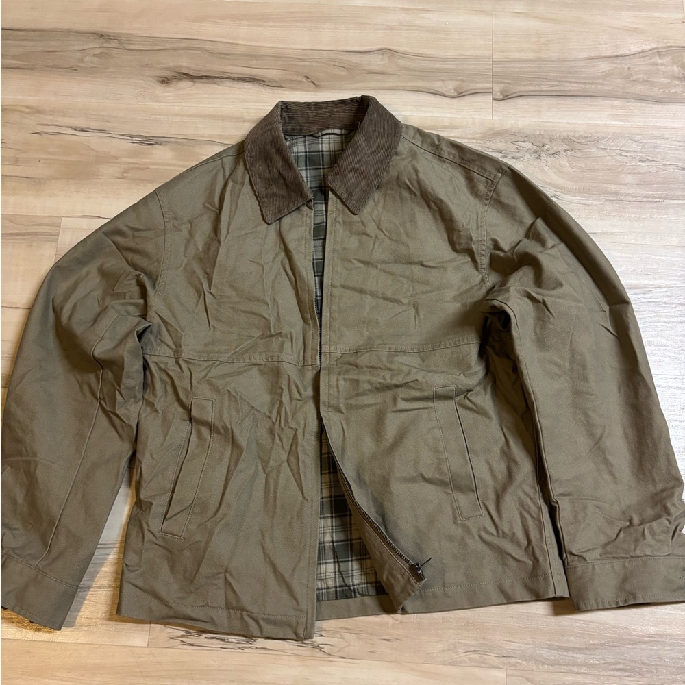 Uniqlo Olive Green Military Jacket